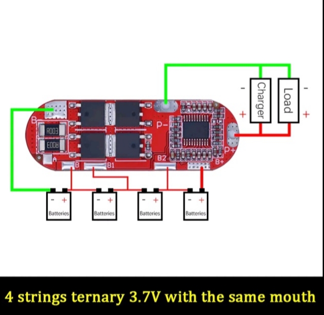 Carte de protection de batterie au lithium BMS 4S 25A a Sidi Smai’il