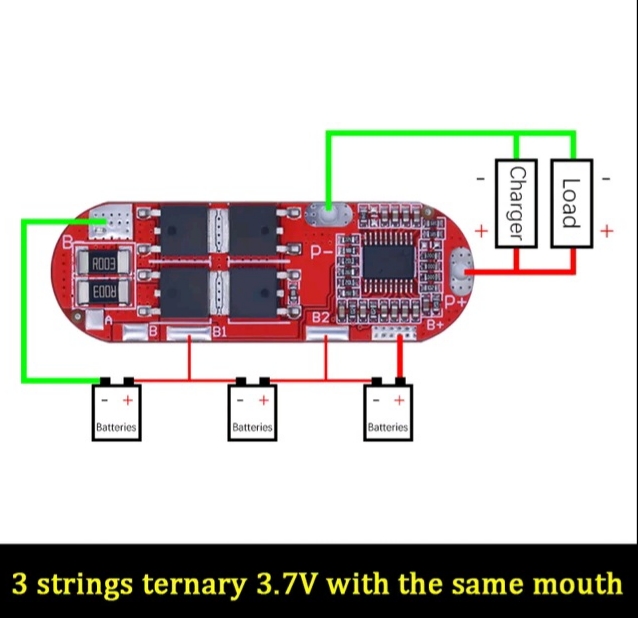 Carte de protection de batterie au lithium BMS 3S 25A a Sidi Smai’il