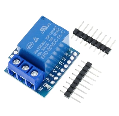 Wemos d1 mini esp8266 avec relais a Berkane